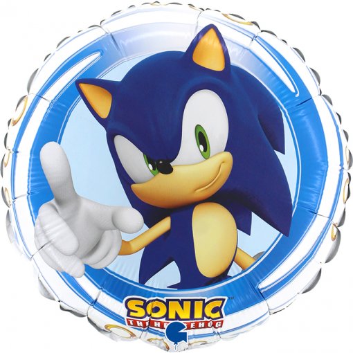 Balão Foil 46cm Sonic The Hedgehog