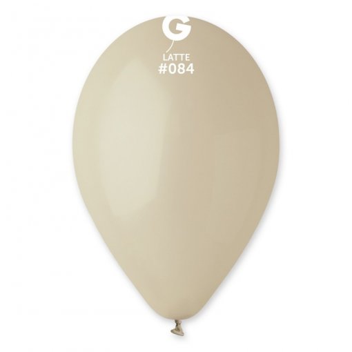 8 Balões latex 12'' (30cm) cor Latte #084