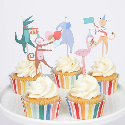 Animal parade cupcack kis (x24)