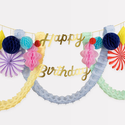 Garland de feliz aniversário
