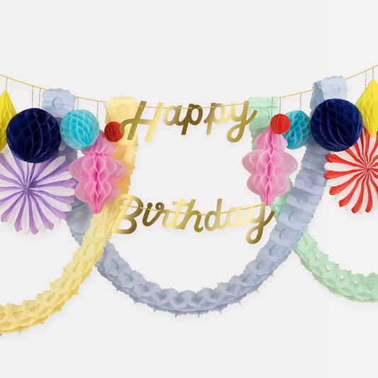 Garland de feliz aniversário