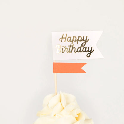 Festa das riscas Cupcake Kit (x 24 toppers)