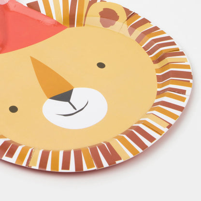 8 Pratos Animal Parade