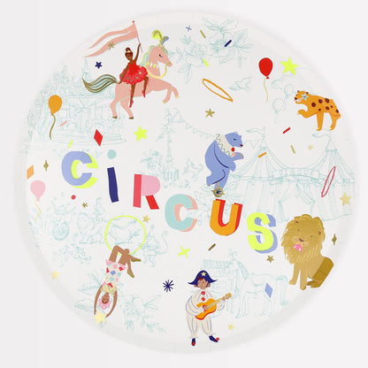 Pratos de Jantar Circo (x 8)