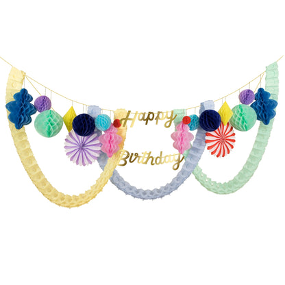 Garland de feliz aniversário