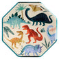 8 Pratos de jantarDinosaur Kingdom