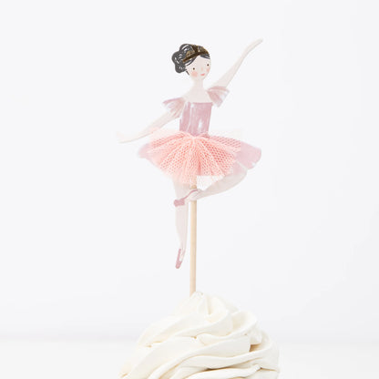 Kit de cupcake bailarina (x 24 toppers)