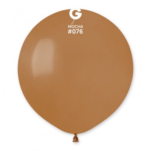 25 Balões latex 19'' (48cm) cor Mocha #076