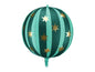 FOIL BALLOON STARRY BALL, 75 CM, GREEN