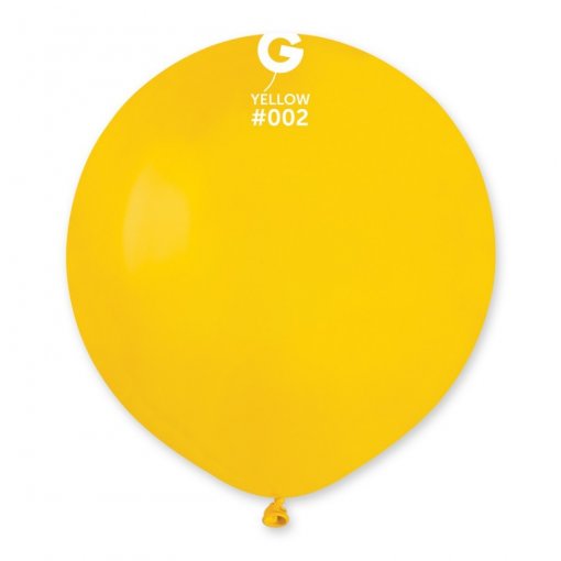 25 Balões latex 19'' (48cm) cor Yellow #002
